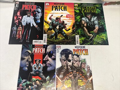 Wolverine Patch 1-5 (Marvel 2022) Full Set Unread 