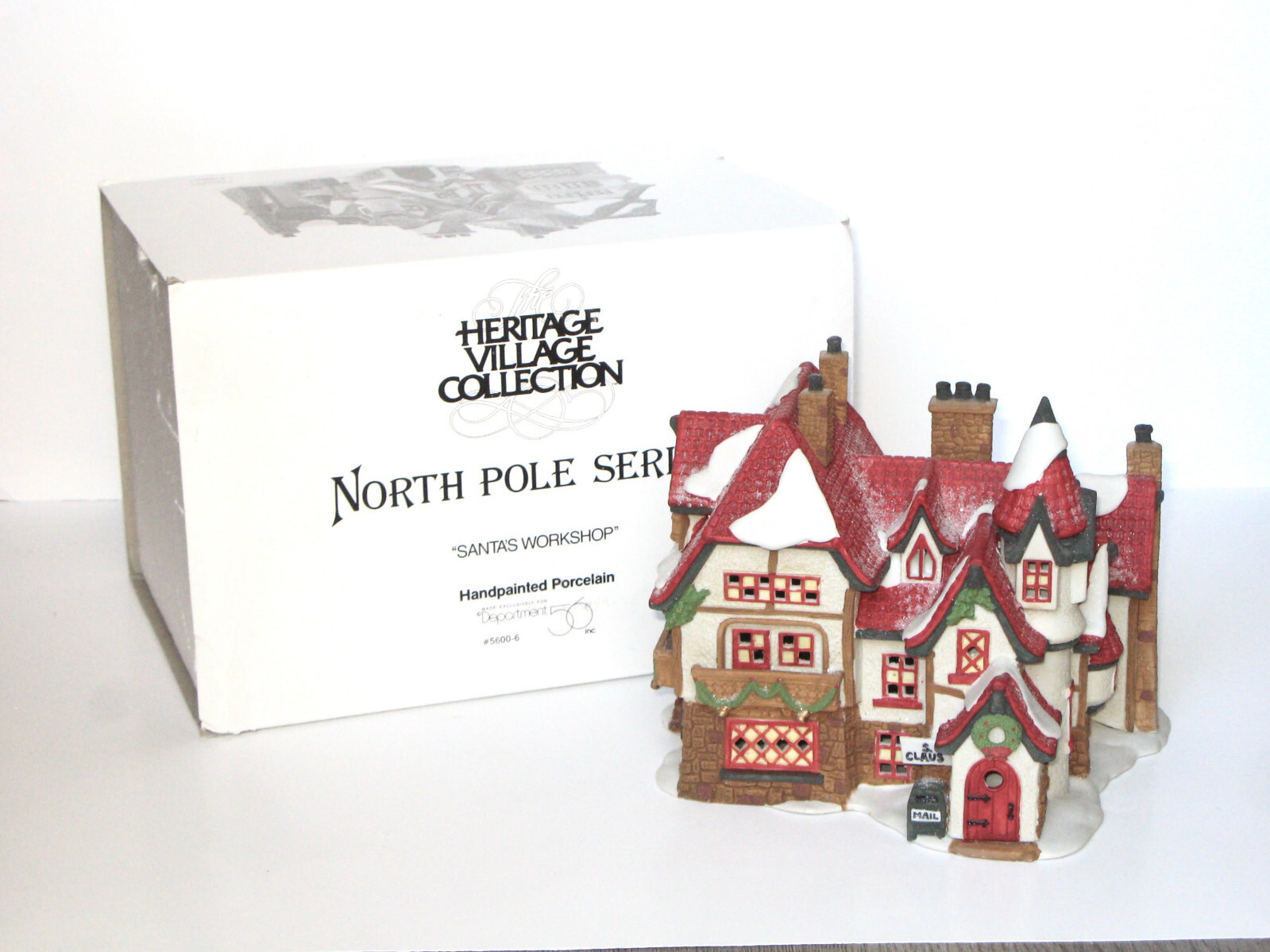 Dept56 ノースポールシリーズ サンタクロース夫妻の家 ライト ハウス 陶器 Dept56 ノースポールシリーズ サンタクロース夫妻の家 ライト