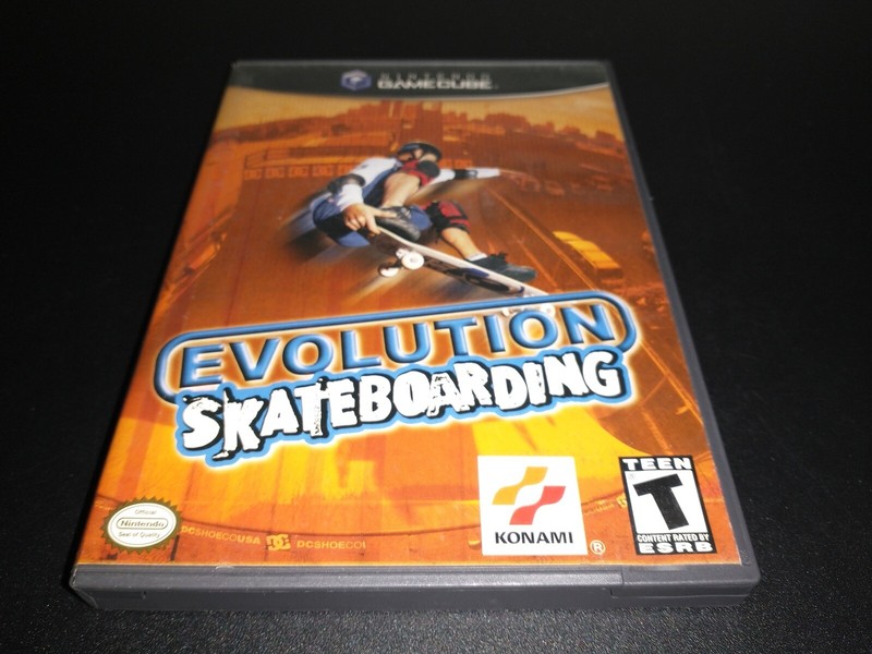 Evolution Skateboarding Konami Nintendo Gamecube MINT condition COMPLETE!