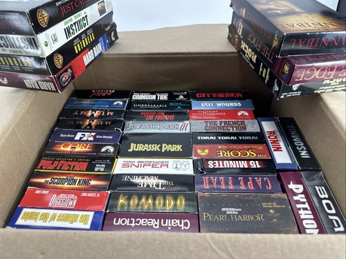 VHS Movie Lot 44 Mommy Time Machine Seven Pulp Fiction Tomb
