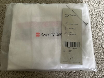 Sweaty Betty Barely There Pants  X 3 White New With Tags Size XL UK 18