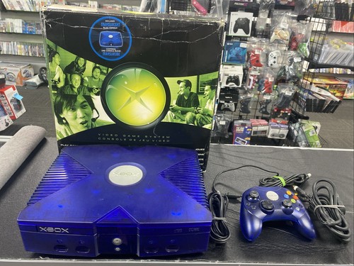 Купить Original Xbox Translucent Blue Rare Canadian Edition Crystal ...