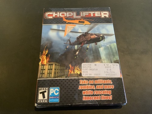 Choplifter HD (PC, 2012) PC Game DVD-Rom New & Sealed 705381302704