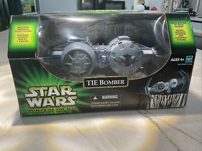 Star Wars Power Of The Force TIE Bomber Includes Imperial Pilot Figure