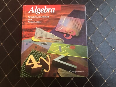 Algebra: Structure and Method, Book 1, Teachers Edition - Hardcover - GOOD