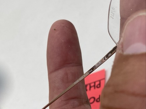 SILHOUETTE TITAN RIMLESS TITANIUM EYEWEAR 5541 IY 3530 53/17/140 GOLD PH12