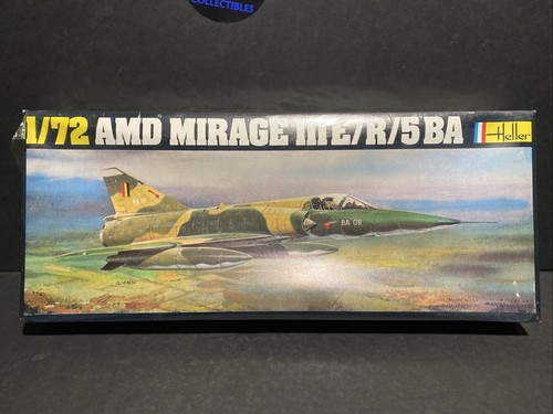 heller ミラージュⅢ Heller 1961 Dassault Mirage III Jet Fighter Airplane Vintage