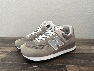 New Balance WL574EVG: Women's 574 V2 Essential Sneaker, GREY/WHITE (Size 6 USA)