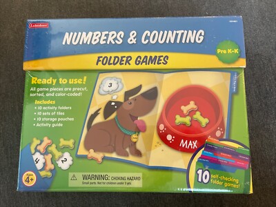 Lakeshore Numbers & Counting  Folder 10 Games HH461  Learning NEW SEALED!!!