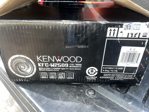 Kenwood Kfc-w2509 10” Sub Woofer 700 Watt 4 Oms New In Box