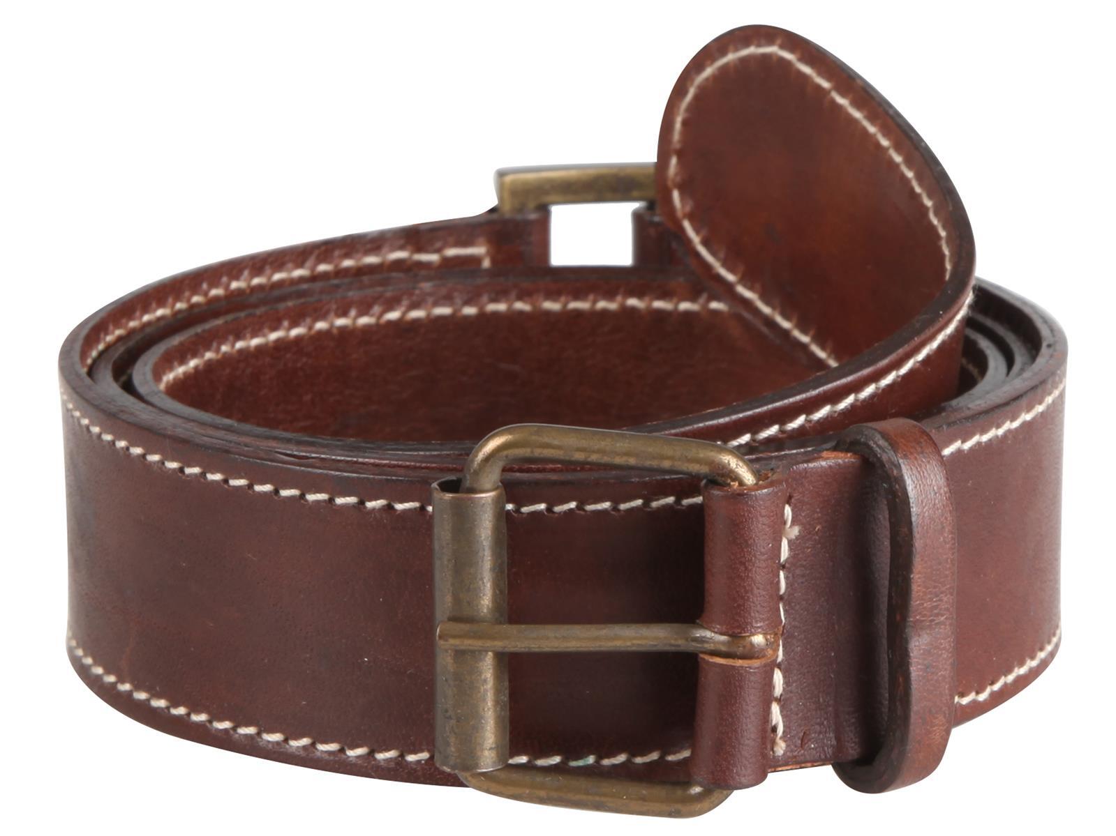 Pre-owned Brunello Cucinelli Women's Leather Belt Buckle Brown Size L Italy 44 Us 8" Gb 12