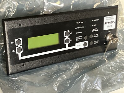 Faraday RDC-1 12506 SIEMENS Fire Alarm FS-RD LCD ANNUNCIATOR CONTROL PANEL 24VDC