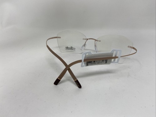 SILHOUETTE TITAN RIMLESS TITANIUM EYEWEAR 5541 IY 3530 53/17/140 GOLD PH12