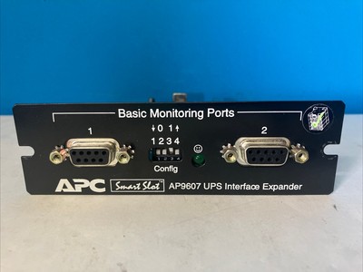 APC AP9607 2-Port Serial Interface UPS Expander Smart Slot Card