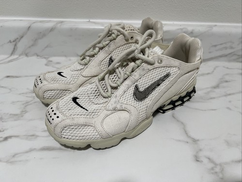 NIKE STUSSY AIR ZOOM SPIRIDON CAGE 2 Fossil US 11 UK 10 JP
