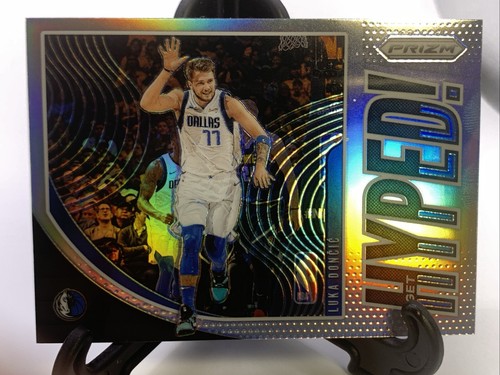 2019-20 Panini Prizm Luka Doncic Get Hyped Silver Prizm