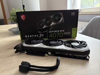 MSI GeForce RTX 4070  Super Ventus 2x OC,  NVIDIA,  12GB GDDR6X,  HDMI, 3x DP,