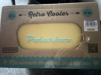 Polarbox Retro Cool Box Cooler for Picnic, Camping, and Travel