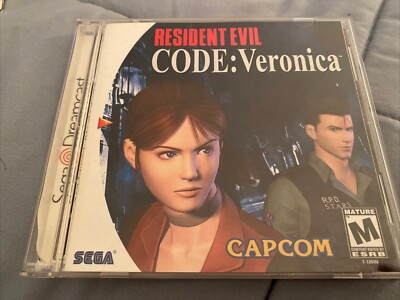 Resident Evil -- CODE: Veronica (Sega Dreamcast, 2000) Case Included, Rare