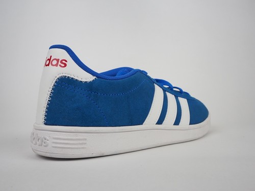 adidas vl court suede trainers blue