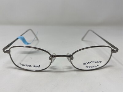 Royce Int l Eyewear GC-42 Col#2 44-19-135 Silver Eyeglasses Frame HQ32