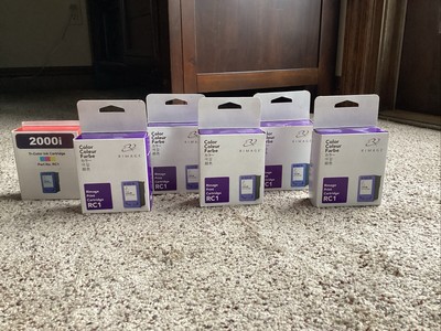 HUGE LOT !! Rimage - Color Ink Cartridges RC1 ~ Black Ink  RBI ~ Lot Of 9!!