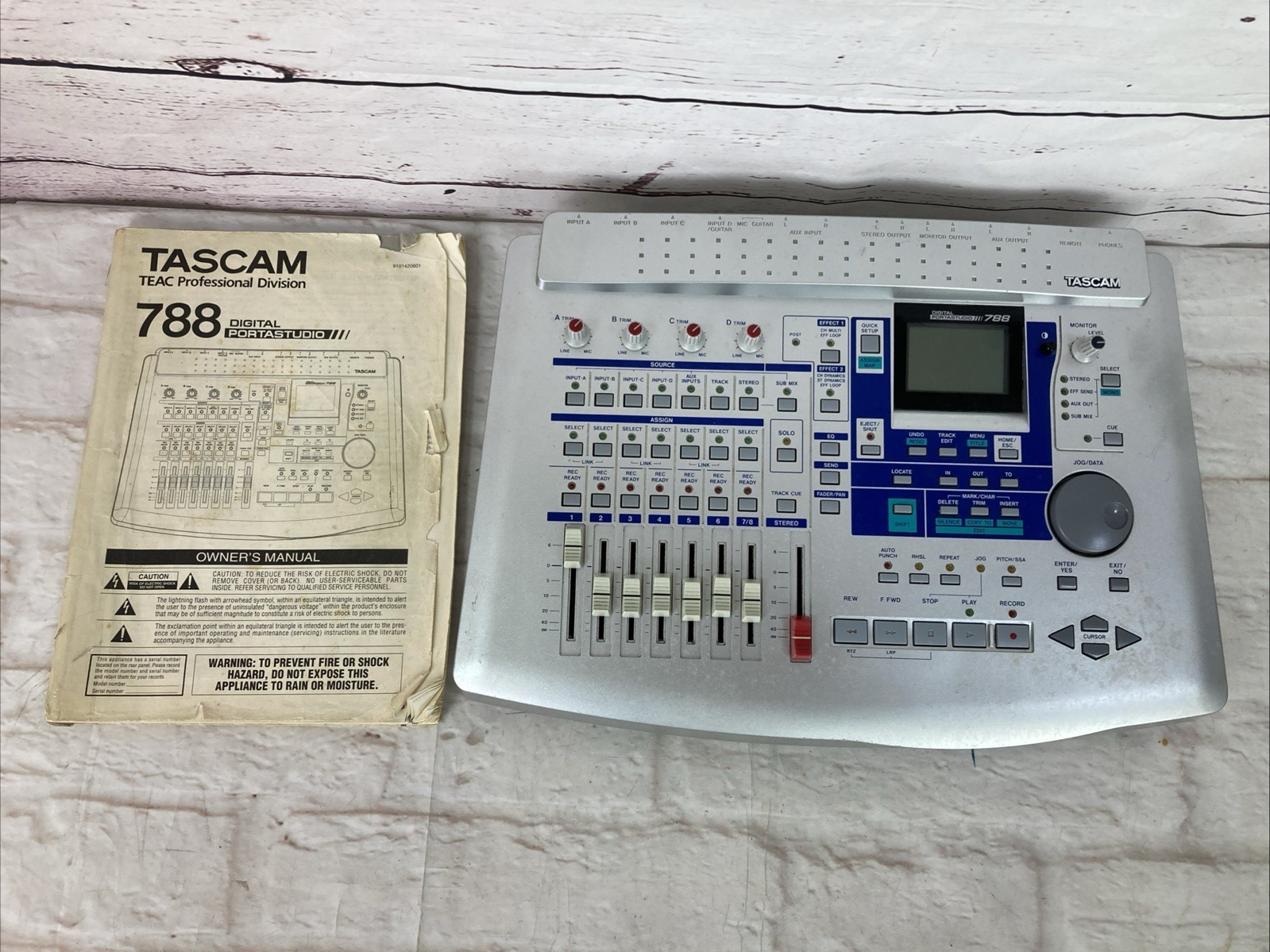 ビンテージ TASCAM 788 デジタルポータブルスタジオ 各動作確認済み