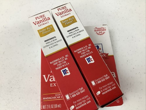 McCormick Pure Vanilla Extract 2 Fl. Oz. Each- 4 Pack Bundle