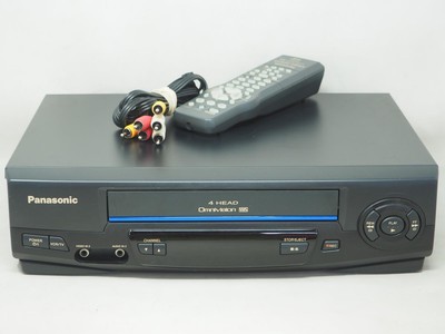 PANASONIC PV-V4021 VCR VHS Player/Recorder Works Great! Free Shipping!