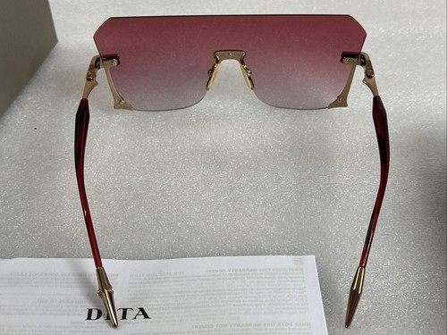Pre-owned Dita Lxn Laniti Dts153-a-01 Gold/ruby Red Gradient Sunglasses W/box 140-145