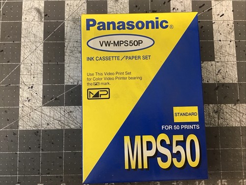 Panasonic VW-MPS50P Ink Cassette/Paper Set (LMP27D) | eBay