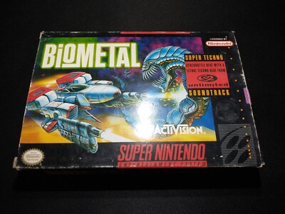 BioMetal Authentic Super Nintendo SNES EXMT condition COMPLETE n box w poster eBay