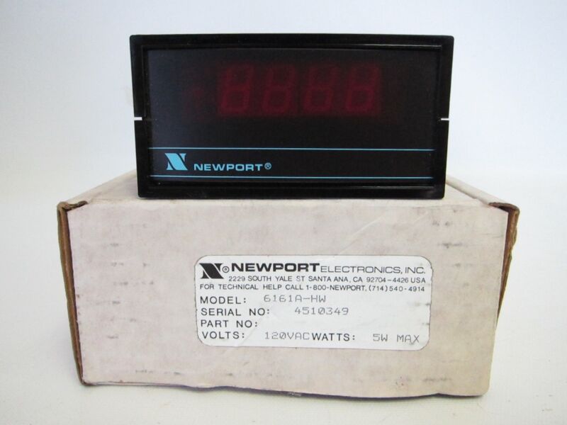  New Newport Electronics Digital Controller Meter 6161A-HW 6161AHW 10 Amps 120V