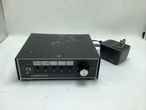 アメリカ・アメリトロン社製 RCS-8V 5回路アンテナ切替器 RCS-8V, ANTENNA SWITCH, COAX, 5 POSITIONS, REMOTE | MFJ