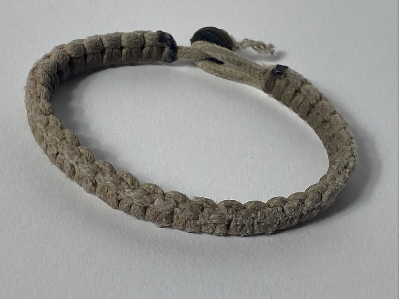 Larks Head Knot Bracelet - 7.5 Inch Size - Waxed