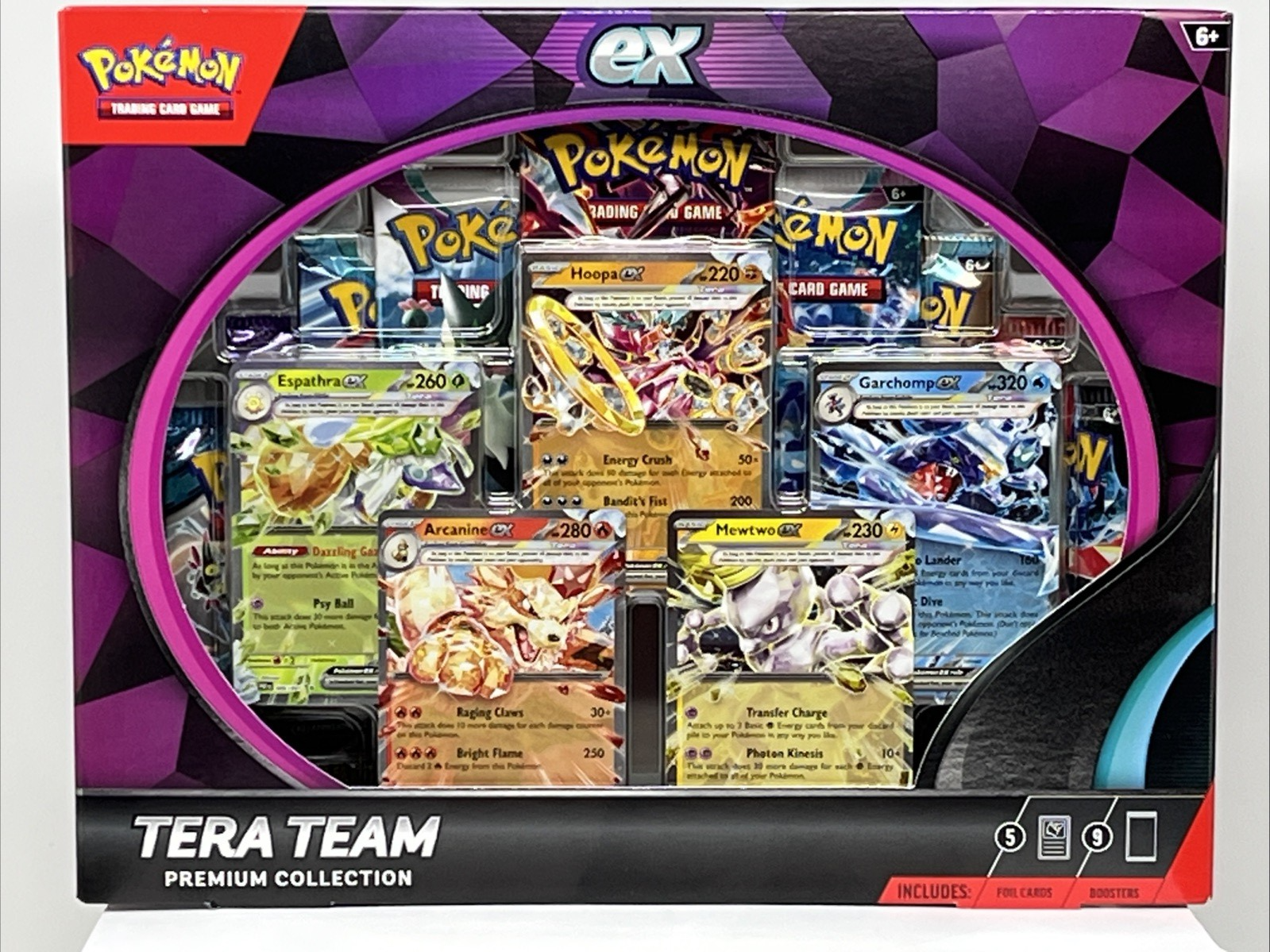 英語版 ポケモン Tera Team Premium Collection Pokemon TCG Tera Team Premium Collection Ex 9 Card Packs