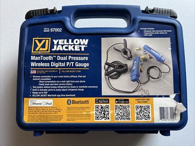 Yellow Jacket 67002 Mantooth Dual Pressure Wireless Probes