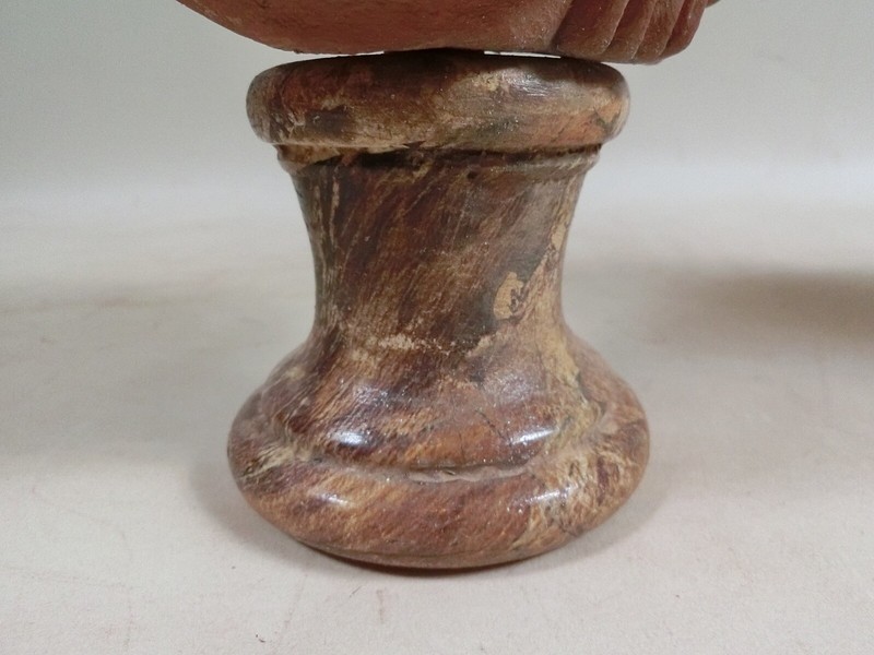 Pr Lg Louis XVI & Marie Antoinette Busts Faux Plinths French Grand Tour Interest