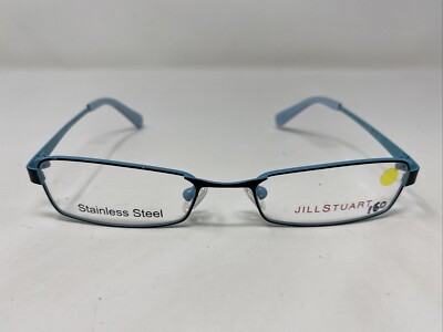 Jill Stuart JS196-1 49-17-125 Black/Baby Blue Full Rim Eyeglasses Frame  U80