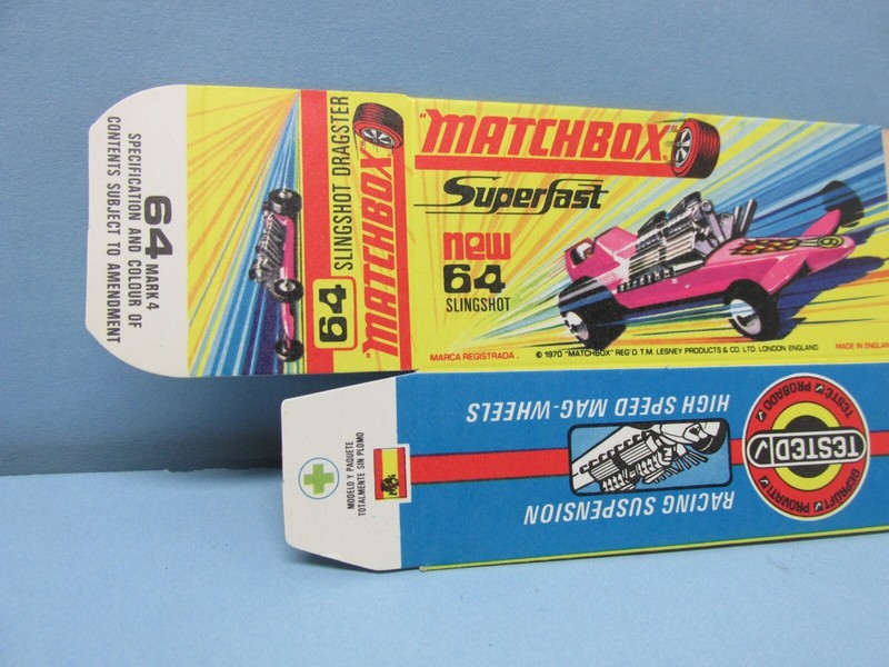 Download Matchbox Superfast 64B Slingshot Dragster "H Box" Unfolded ...