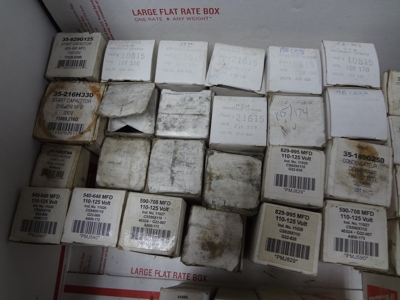 DAYTON VANGAURD HI-TORQ ROTOM MFD MOTOR START CAPACITORS WHOLESALE LOT OF 85 NEW