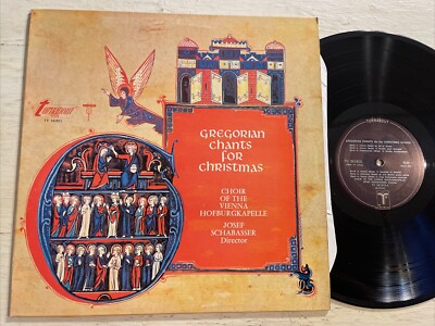 Gregorian Chants For Christmas LP Turnabout Mono Holiday EX