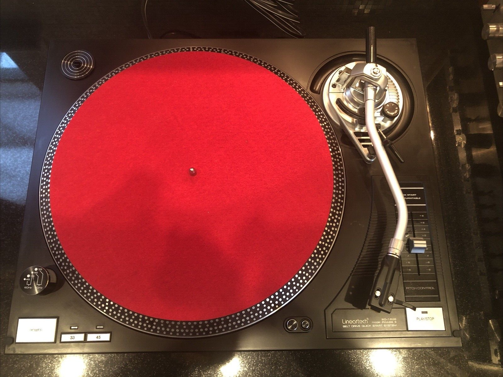 Lineartech DD-1700 Phase II Belt Drive Turntable Record