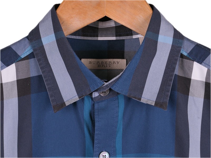 BURBERRY BLUE LABEL ノバチェック ネイビー プリーツ ボタン BURBERRY BLUE LABEL ノバチェック ネイビー プリーツ ボタン