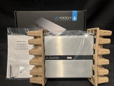 JL AUDIO JD1000/1 1000W RMS JD Series Monoblock Class D Subwoofer Amplifier