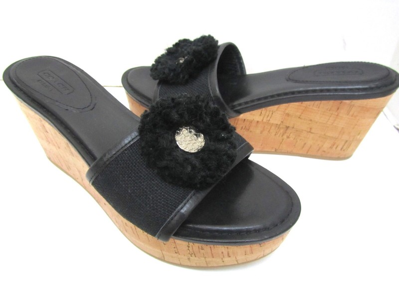 platform slides shoes