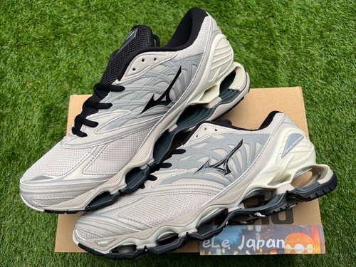 Pre-owned Mizuno Wave Prophecy Ls D1ga3337 03 Light Grey/black Unisex Running Shoes In Gray