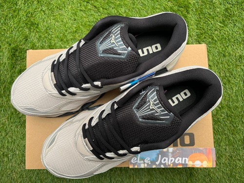 Pre-owned Mizuno Wave Prophecy Ls D1ga3337 03 Light Grey/black Unisex Running Shoes In Gray