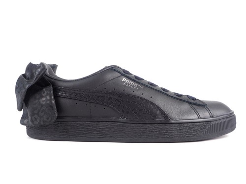 puma basket bow leather animal