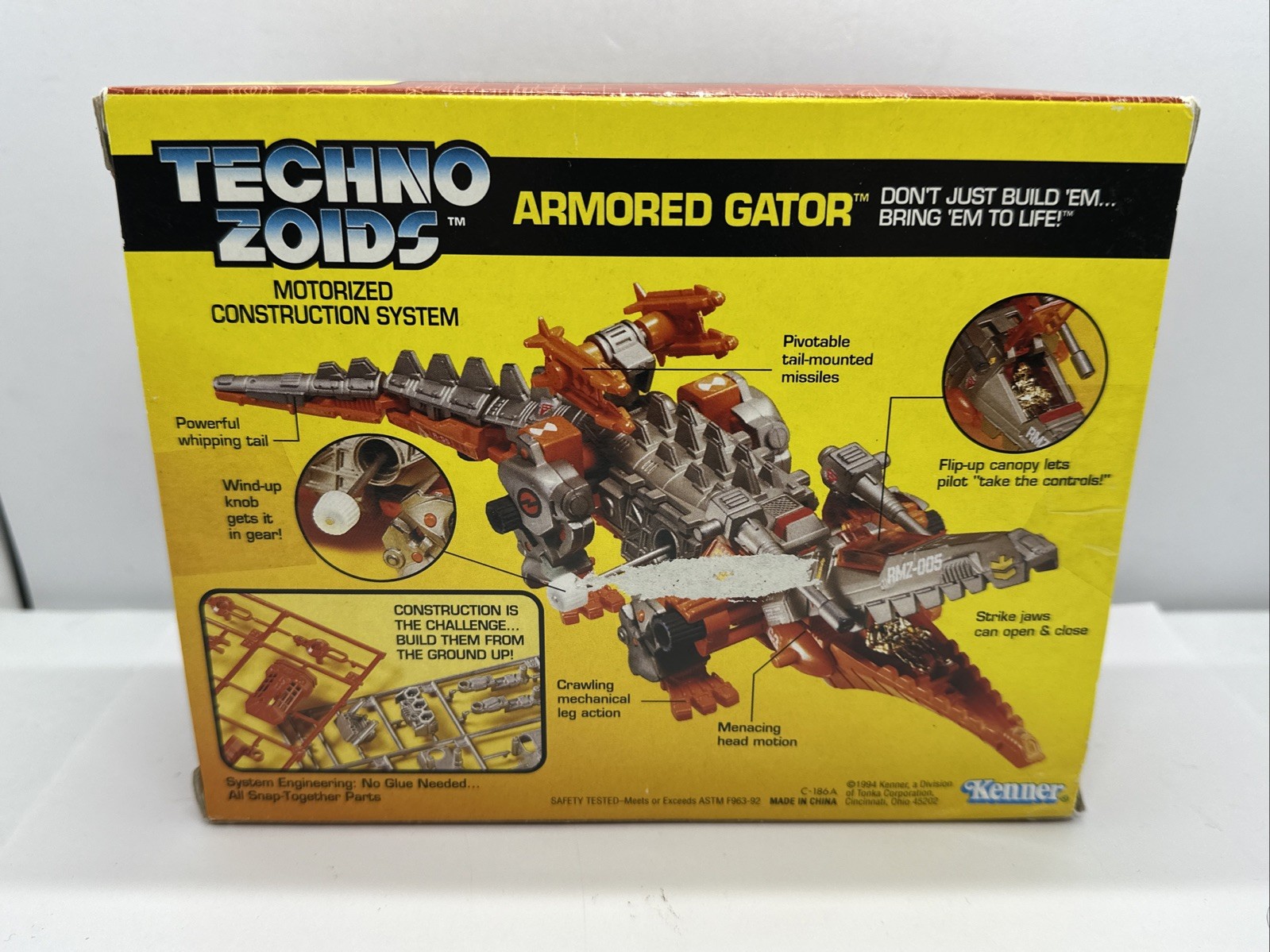 Kenner Techno Zoids ARMORED GATOR Original Sealed New Free Shipping